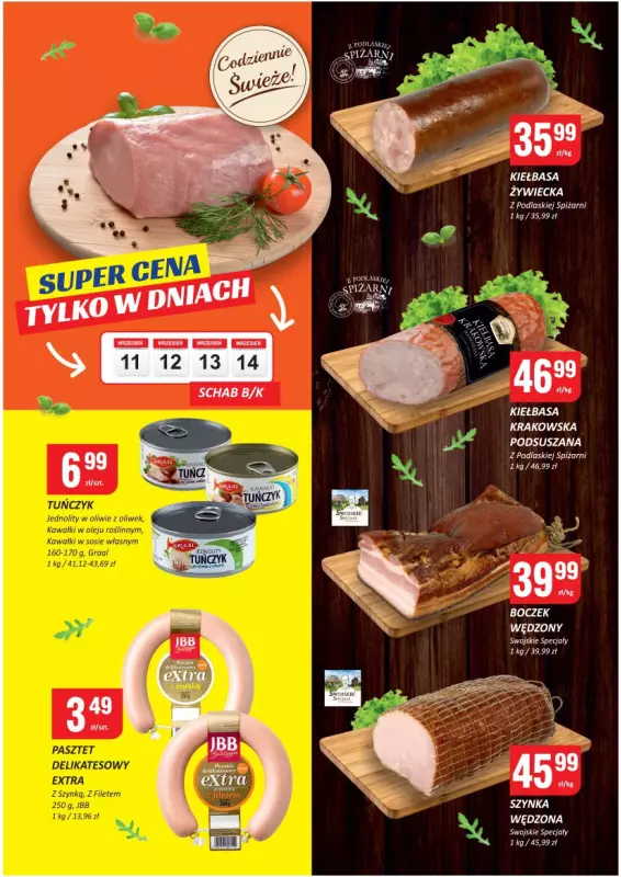 Chorten - gazetka promocyjna Gazetka Podlaskie Market od czwartku 11.09 do środy 17.09 - strona 2