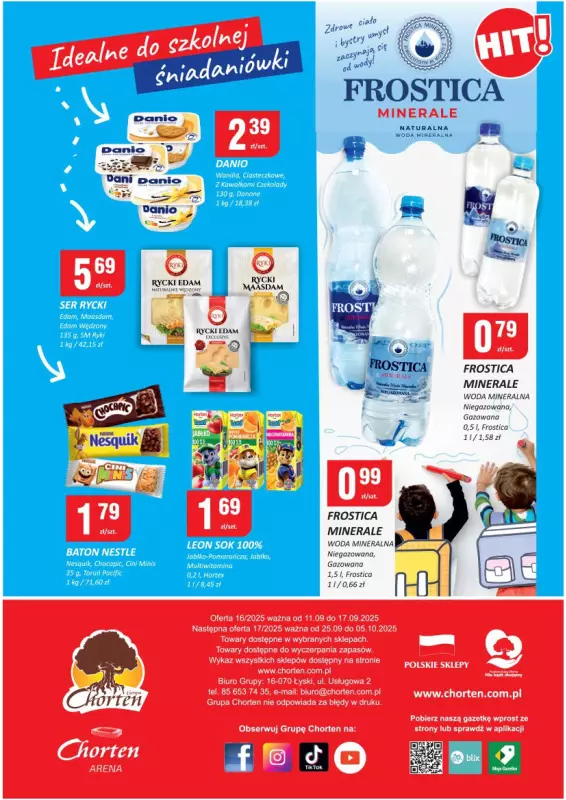 Chorten - gazetka promocyjna Gazetka Podlaskie Market od czwartku 11.09 do środy 17.09 - strona 8