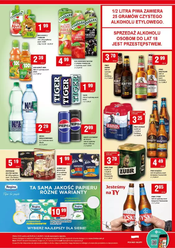 Chorten - gazetka promocyjna Gazetka Mazowsze Market od czwartku 25.09 do niedzieli 05.10 - strona 4