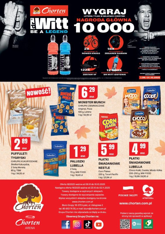 Chorten - gazetka promocyjna Gazetka Lubelskie Market od czwartku 09.10 do niedzieli 19.10 - strona 8