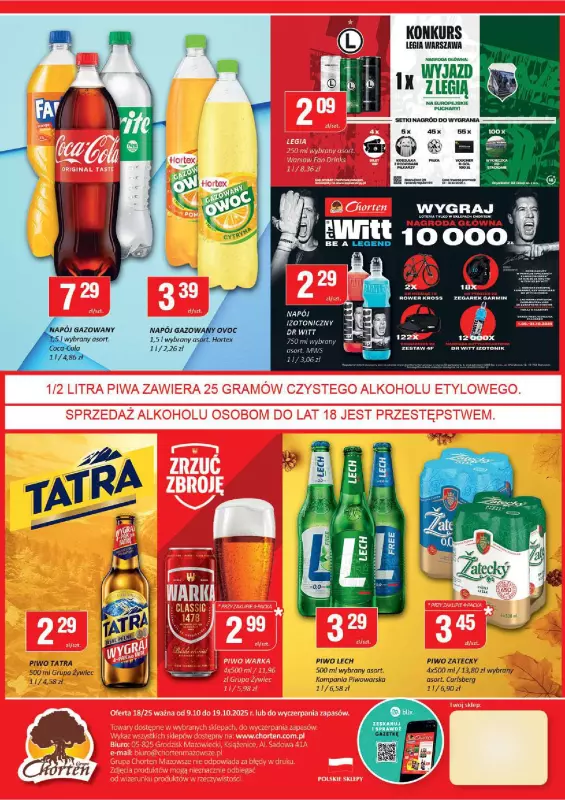 Chorten - gazetka promocyjna Gazetka Mazowsze Minimarket od czwartku 09.10 do niedzieli 19.10 - strona 2