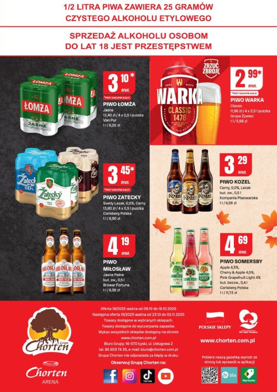 Chorten - gazetka promocyjna Gazetka Podlaskie Minimarket od czwartku 09.10 do niedzieli 19.10 - strona 4