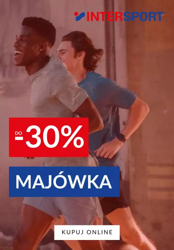 2024 Majówka - gazetka promocyjna Intersport | Do -30% sportowa majówka od piątku 26.04 