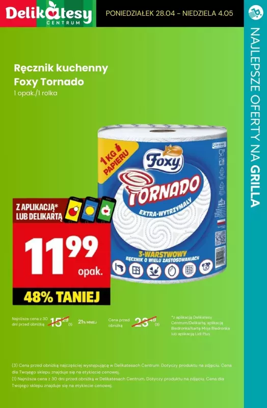 #Majówka - gazetka promocyjna Najlepsze oferty na GRILLA od wtorku 29.04 do piątku 02.05 - strona 16