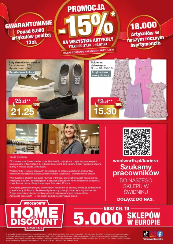 Woolworth - gazetka promocyjna WIELKIE OTWARCIE! ŚWIDNIK, ul. Piasecka 4 od soboty 27.07 do wtorku 30.07 - strona 12