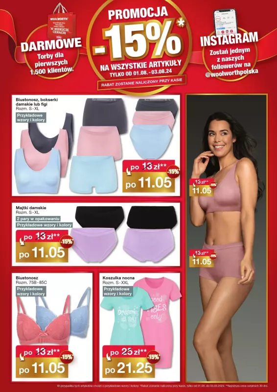 Woolworth - gazetka promocyjna WIELKIE OTWARCIE! ŁÓDŹ, VENDO PARK ul. Poli Gojawiczyńskiej 24 od czwartku 01.08 do soboty 03.08 - strona 3