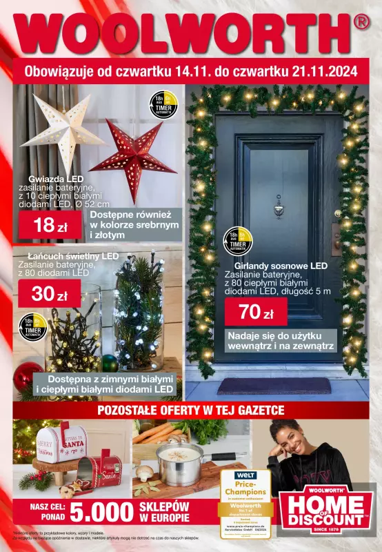 Woolworth - gazetka promocyjna Gazetka od czwartku 14.11 do czwartku 21.11