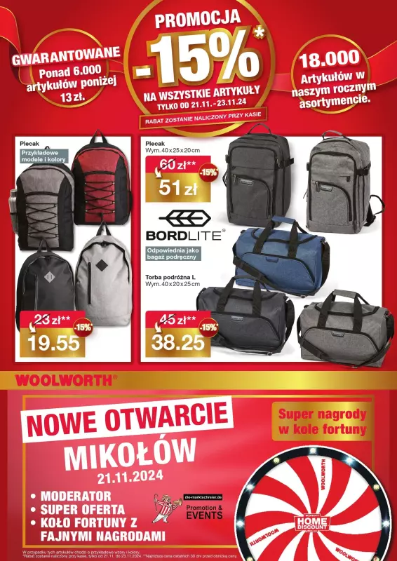 Woolworth - gazetka promocyjna WIELKIE OTWARCIE! MIKOŁÓW, ul. Rybnicka 5 od czwartku 21.11 do soboty 23.11 - strona 5