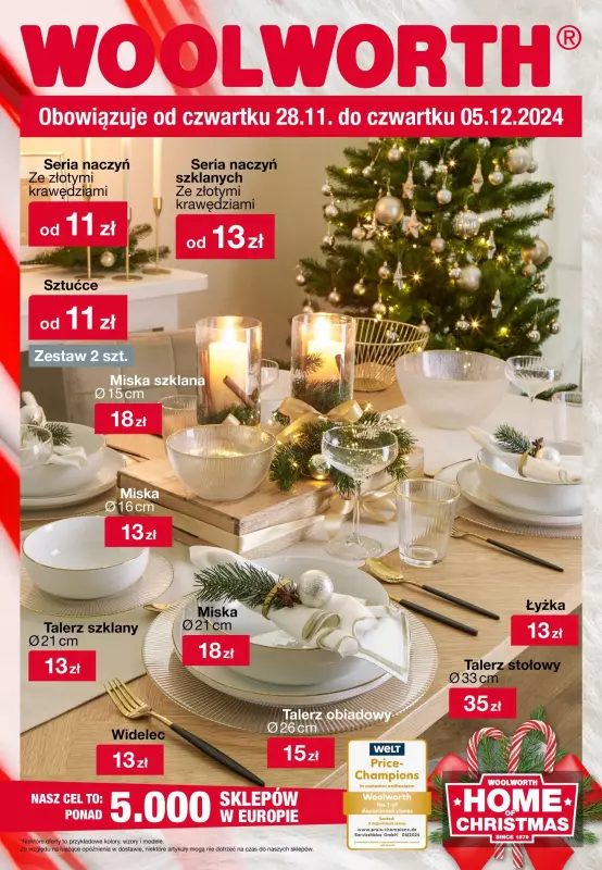 Woolworth - gazetka promocyjna Gazetka od czwartku 28.11 do czwartku 05.12