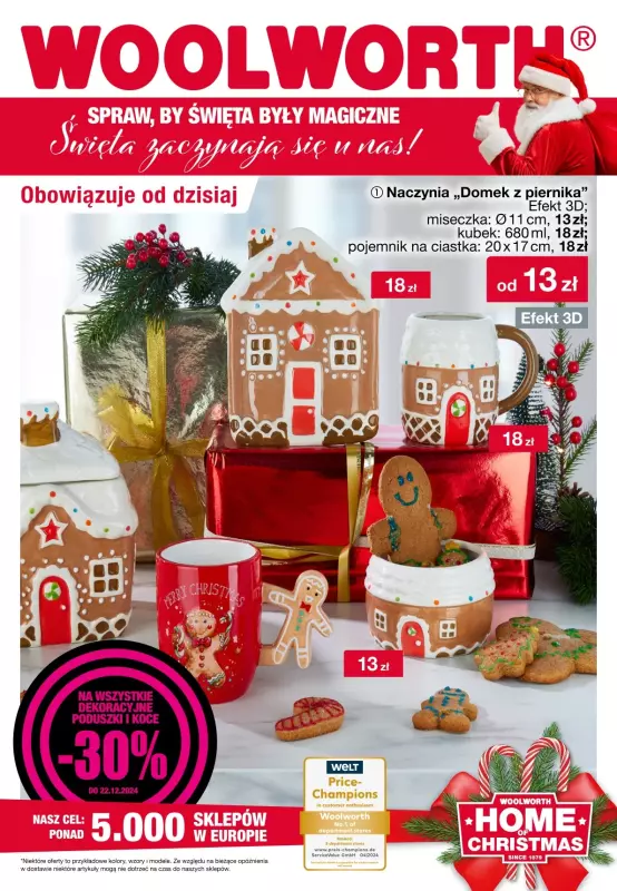 Woolworth - gazetka promocyjna Gazetka od poniedziałku 16.12 do środy 15.01