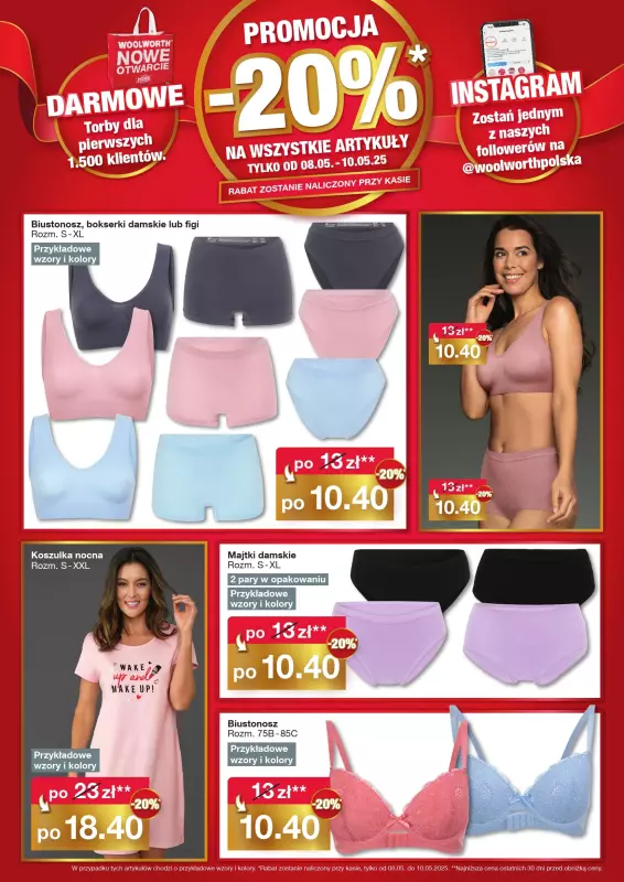 Woolworth - gazetka promocyjna WIELKIE OTWARCIE! GLIWICE, ul Łabędzka 24 od czwartku 08.05 do soboty 10.05 - strona 3