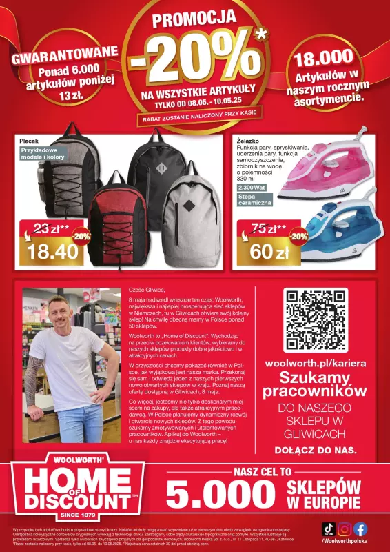 Woolworth - gazetka promocyjna WIELKIE OTWARCIE! GLIWICE, ul Łabędzka 24 od czwartku 08.05 do soboty 10.05 - strona 12