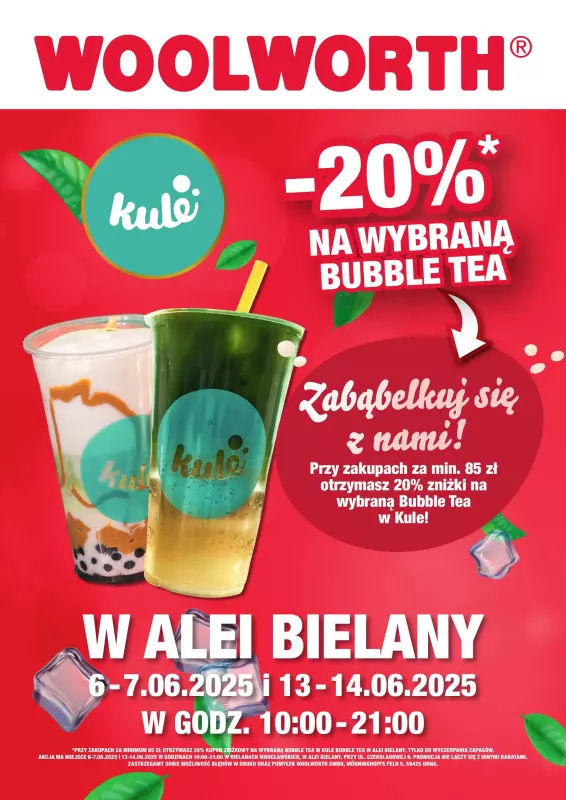 Woolworth - gazetka promocyjna Woolworth - superpromocje Bielany Wrocławskie! od czwartku 05.06 do soboty 14.06