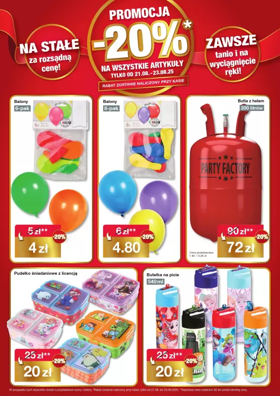 Woolworth - gazetka promocyjna WIELKIE OTWARCIE! WARSZAWA, ul. Głębocka 13 od czwartku 21.08 do soboty 23.08 - strona 6