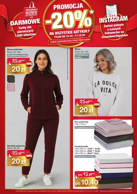 Woolworth - gazetka promocyjna WIELKIE OTWARCIE! DĄBROWA GÓRNICZA, ul.Porozumienia Dąbrowskiego 1980 od środy 15.10 do piątku 17.10 - strona 3