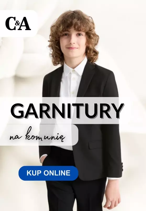 #Komunia - gazetka promocyjna C&A | Garnitury dla dzieci od wtorku 06.05 do poniedziałku 12.05