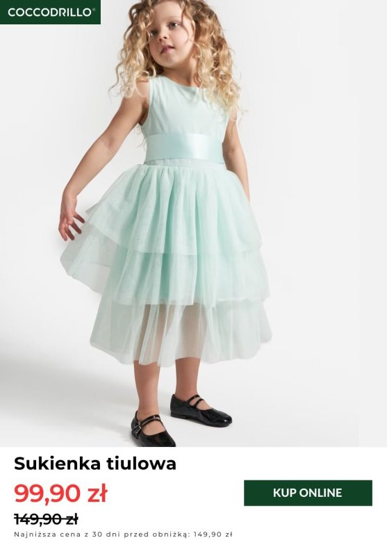 #Komunia - gazetka promocyjna Coccodrillo | Sukienki z wyprzedaży już od 39,90 zł od wtorku 06.05 do poniedziałku 12.05 - strona 2
