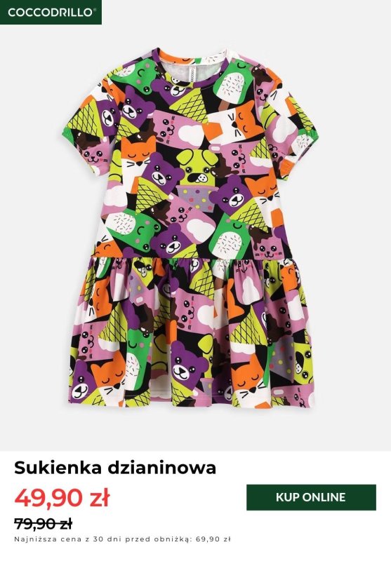 #Komunia - gazetka promocyjna Coccodrillo | Sukienki z wyprzedaży już od 39,90 zł od wtorku 06.05 do poniedziałku 12.05 - strona 3