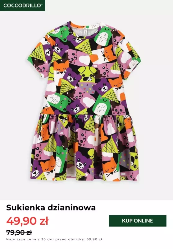#Komunia - gazetka promocyjna Coccodrillo | Sukienki z wyprzedaży już od 39,90 zł od wtorku 06.05 do poniedziałku 12.05 - strona 3