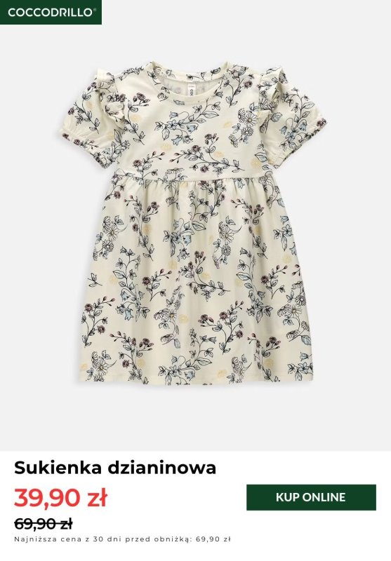 #Komunia - gazetka promocyjna Coccodrillo | Sukienki z wyprzedaży już od 39,90 zł od wtorku 06.05 do poniedziałku 12.05 - strona 4