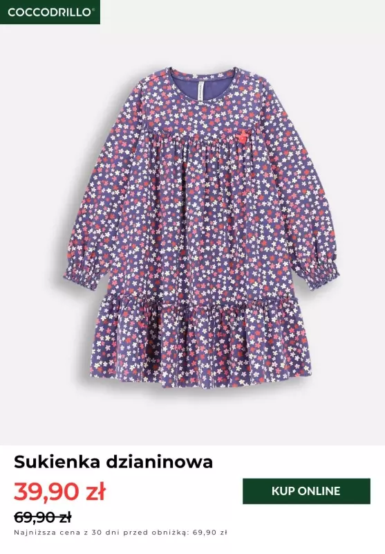 #Komunia - gazetka promocyjna Coccodrillo | Sukienki z wyprzedaży już od 39,90 zł od wtorku 06.05 do poniedziałku 12.05 - strona 9