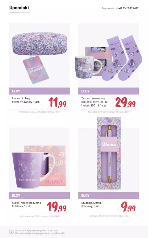 #Dzień Matki - gazetka promocyjna Rossmann | Prezenty na Dzień Mamy PROMOCJE od piątku 09.05 do wtorku 27.05 - strona 4