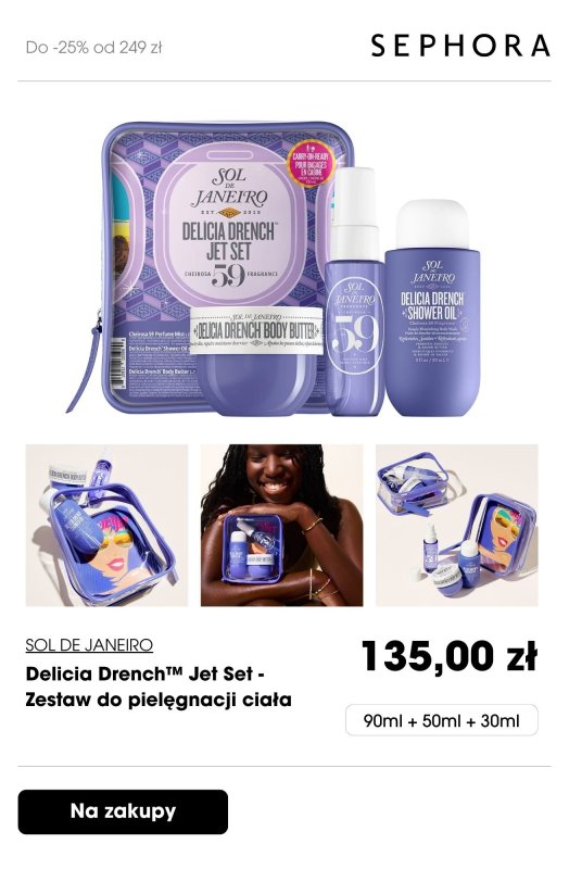 #Dzień Matki - gazetka promocyjna Sephora | Do -25% przy zakupach za min. 249 zł od poniedziałku 19.05 do poniedziałku 26.05 - strona 3