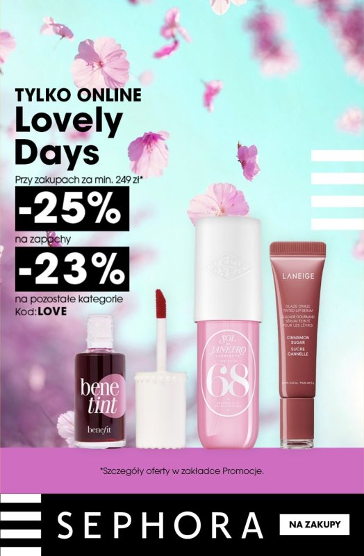 #Dzień Matki - gazetka promocyjna Sephora | Do -25% przy zakupach za min. 249 zł od poniedziałku 19.05 do poniedziałku 26.05