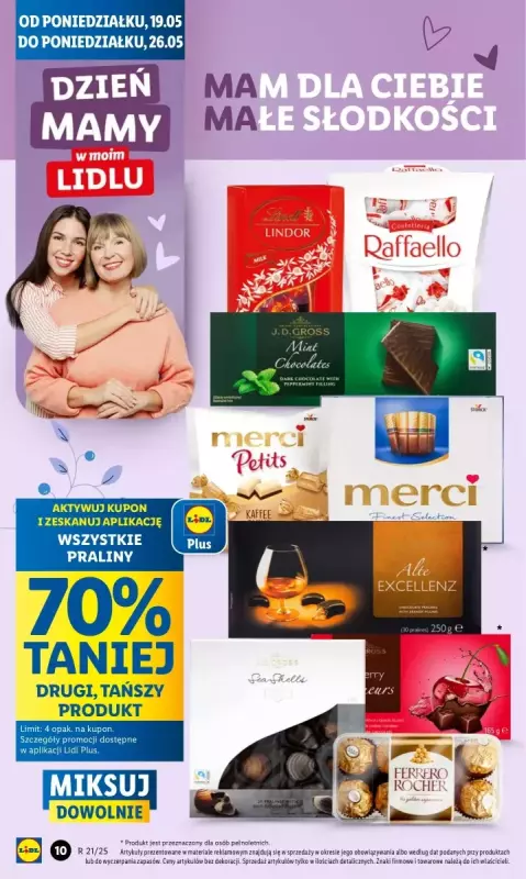 #Dzień Matki - gazetka promocyjna Lidl | Upominki na dzień mamy od poniedziałku 19.05 do poniedziałku 26.05