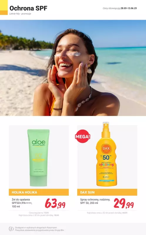 #Koniec Szkoły - gazetka promocyjna Rossmann | Letnie hity - promocje! od niedzieli 01.06 do piątku 13.06 - strona 13