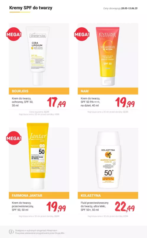 #Koniec Szkoły - gazetka promocyjna Rossmann | Letnie hity - promocje! od niedzieli 01.06 do piątku 13.06 - strona 14