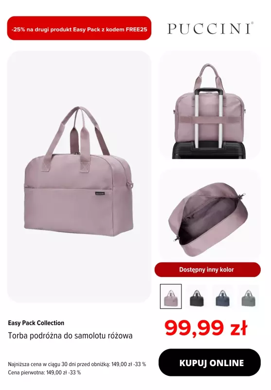 #Koniec Szkoły - gazetka promocyjna Puccini | -25% na drugi, tańszy produkt Easy Pack od wtorku 03.06 do poniedziałku 16.06 - strona 5