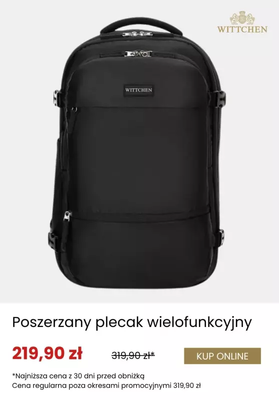 #Koniec Szkoły - gazetka promocyjna Wittchen | Dodatkowe -20% na drugi plecak   - strona 3