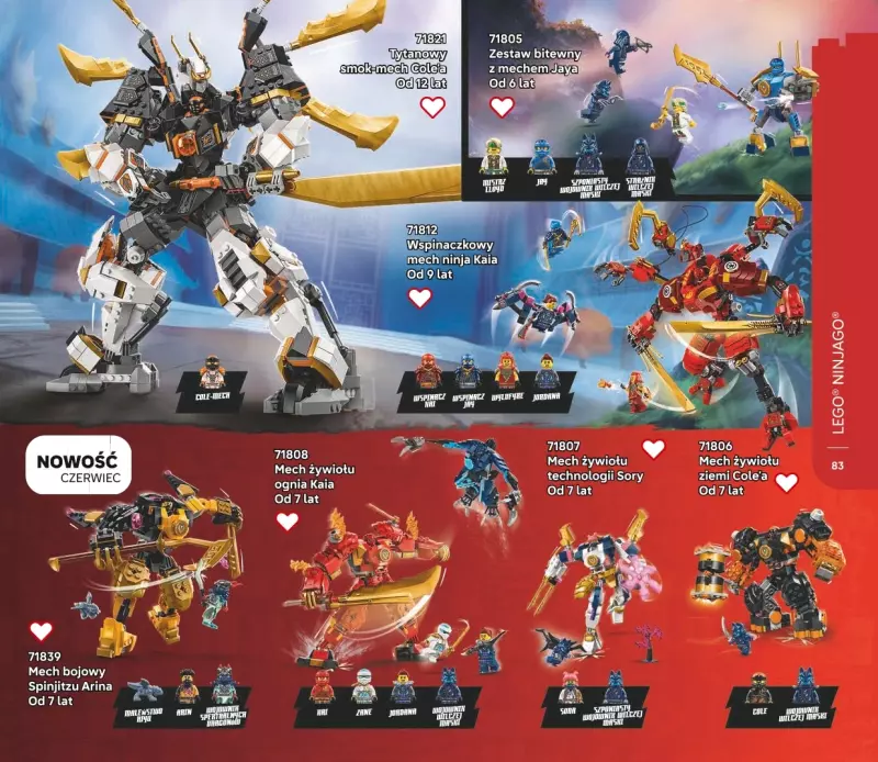 LEGO - gazetka promocyjna Katalog od poniedziałku 28.07 do środy 31.12 - strona 83