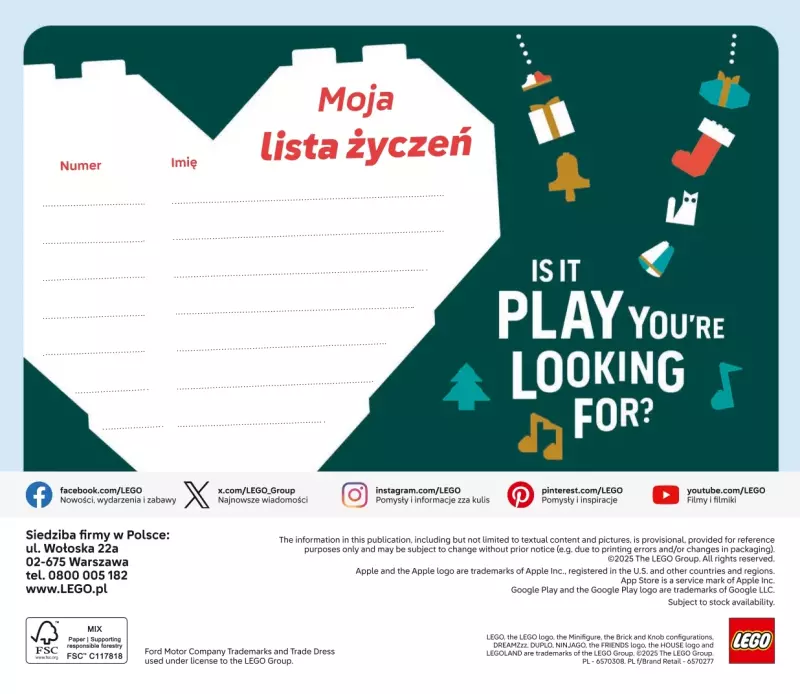 LEGO - gazetka promocyjna Katalog od poniedziałku 28.07 do środy 31.12 - strona 164