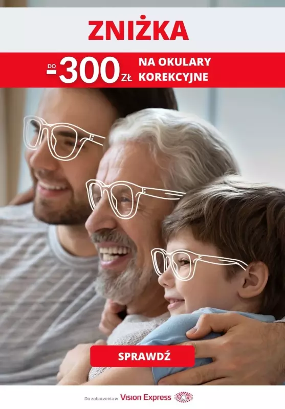 Vision Express - gazetka promocyjna Do -300 zł na okulary korekcyjne od czwartku 22.02 