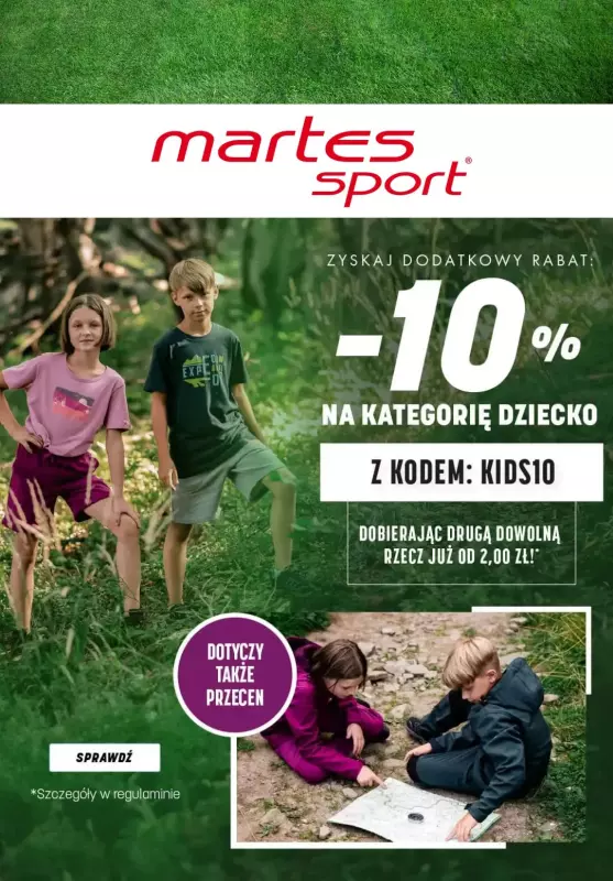 Martes Sport - gazetka promocyjna Dodatkowe -10% na Dzień Dziecka od środy 28.05 do soboty 31.05