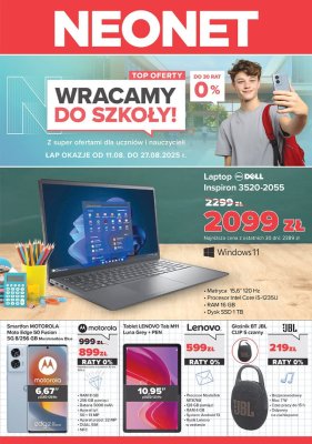 #BACK TO SCHOOL - gazetka promocyjna Neonet I Wracamy do szkoły! od poniedziałku 11.08 do środy 27.08