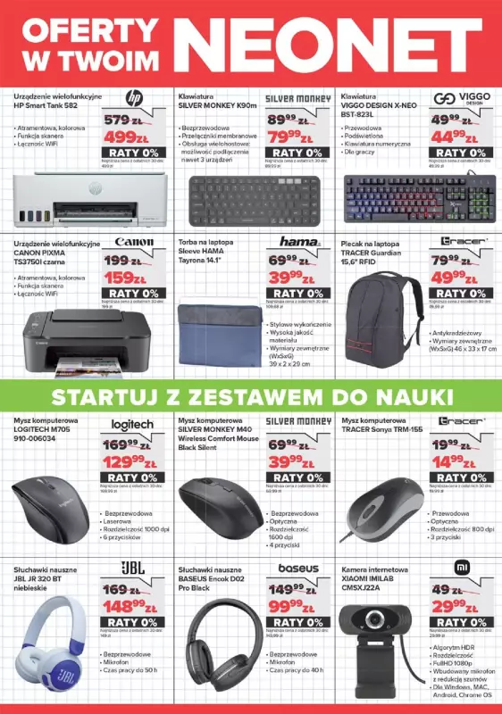 #BACK TO SCHOOL - gazetka promocyjna Neonet I Wracamy do szkoły! od poniedziałku 11.08 do środy 27.08 - strona 4