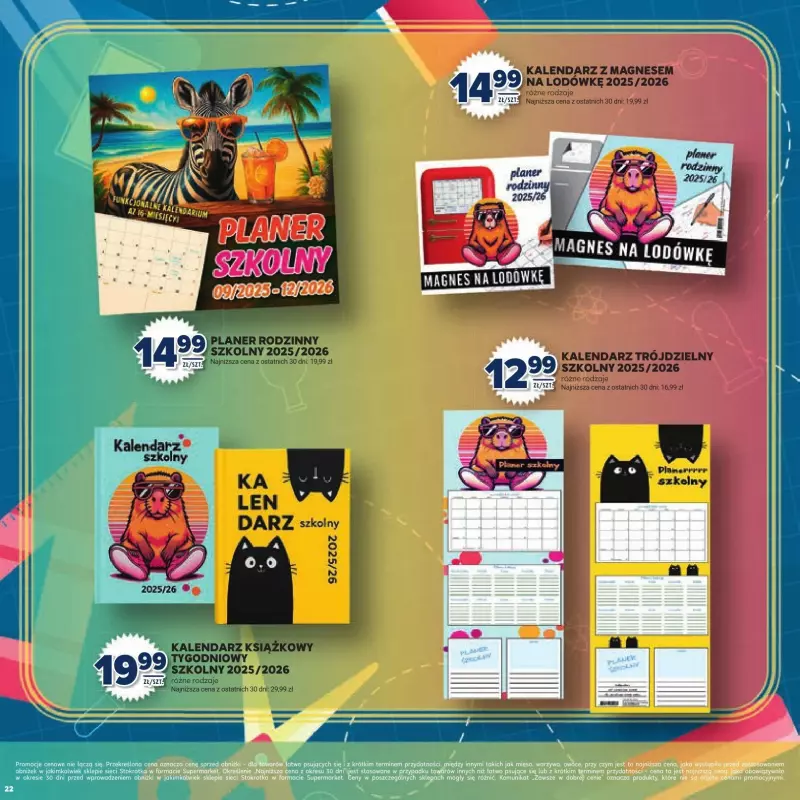 #BACK TO SCHOOL - gazetka promocyjna Stokrotka I Katalog Witaj Szkoło!  do poniedziałku 01.09 - strona 22
