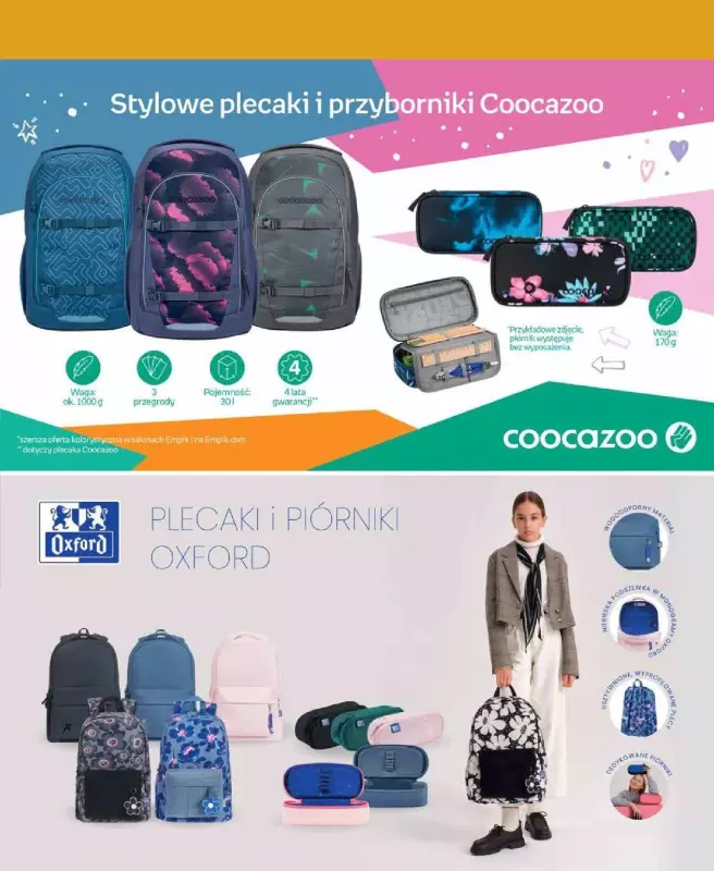 #BACK TO SCHOOL - gazetka promocyjna Empik I Plecaki od czwartku 14.08 do wtorku 26.08 - strona 7