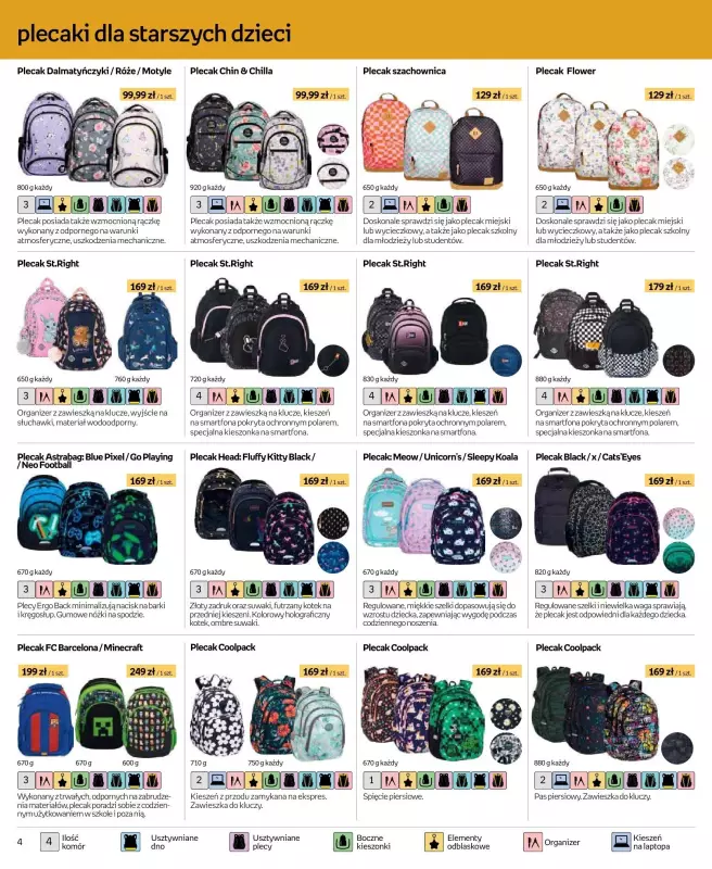 #BACK TO SCHOOL - gazetka promocyjna Empik I Plecaki od czwartku 14.08 do wtorku 26.08 - strona 4