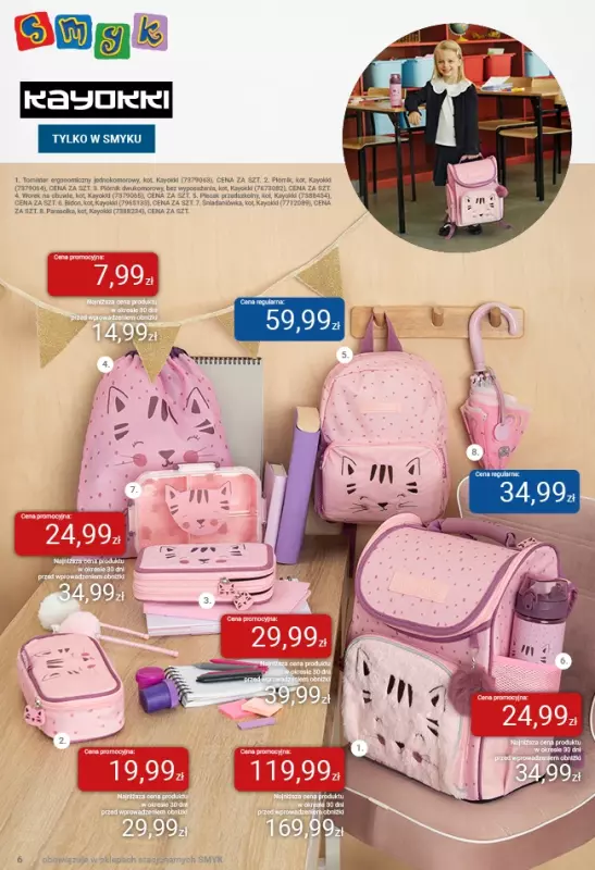 #BACK TO SCHOOL - gazetka promocyjna Katalog Smyk - Powrót do szkoły od czwartku 21.08 do środy 03.09 - strona 6