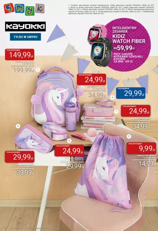 #BACK TO SCHOOL - gazetka promocyjna Katalog Smyk - Powrót do szkoły od czwartku 21.08 do środy 03.09 - strona 2
