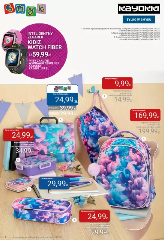 #BACK TO SCHOOL - gazetka promocyjna Katalog Smyk - Powrót do szkoły od czwartku 21.08 do środy 03.09 - strona 4