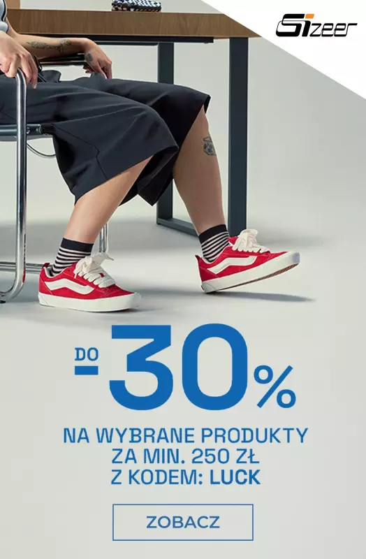 #BACK TO SCHOOL - gazetka promocyjna Sizeer | Do -30% na wybrane produkty przy min. 250 zł od środy 27.08 do środy 03.09