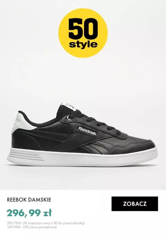 50 style reebok damskie