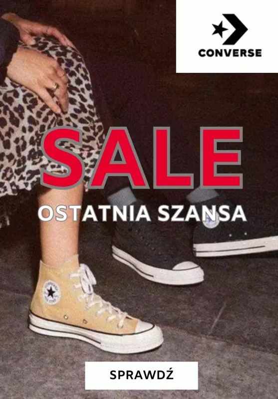 Converse - gazetka promocyjna Ostatnie dni wyprzedaży! od piątku 19.01 