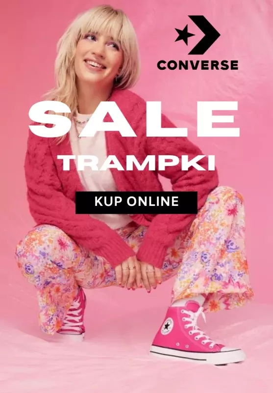 Converse - gazetka promocyjna Trampki damskie na wiosnę od środy 28.02 