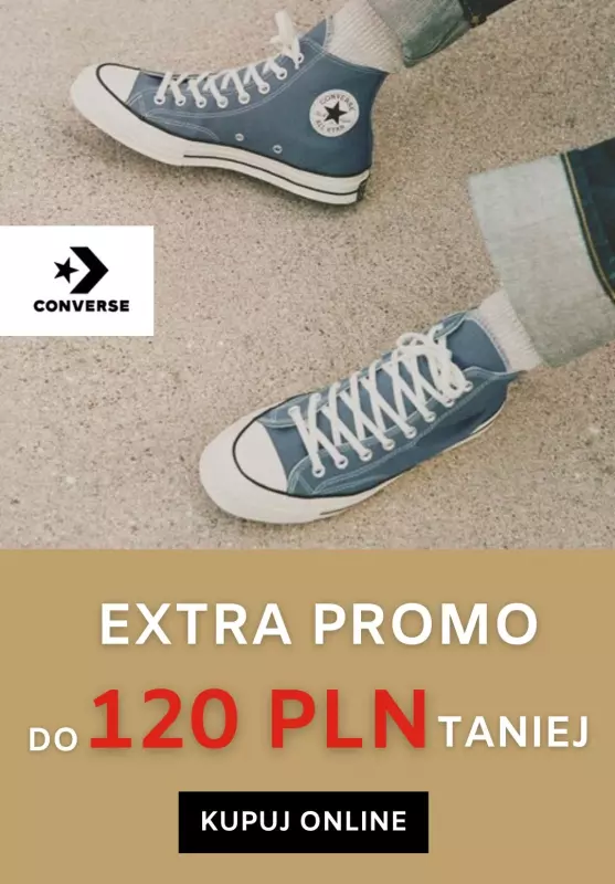 Converse - gazetka promocyjna Do 120 zł na trampki od środy 18.09 